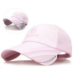 2019 Summer Outdoor Baseball Cap Retractable Anti-UV Breathable Quick Dry Hat Sun Protection Adjustable Visor Men Women