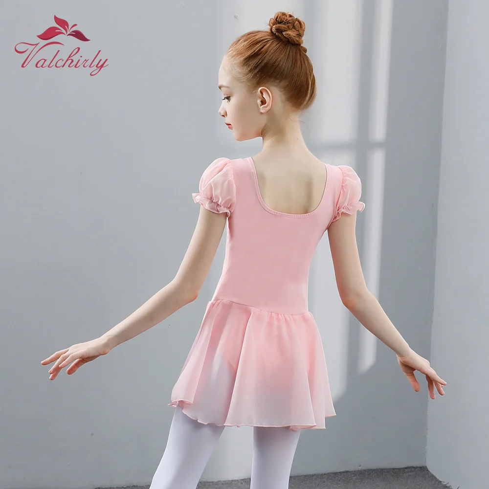 Girls Dance Leotards Ballet Dress Bodysuit Kids Ballerina Tutu Leotard Blue Black Colors Good Style