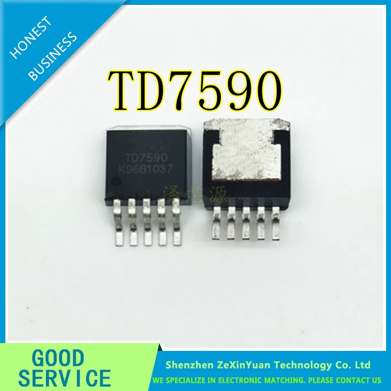 

30PCS/LOT TD7590 5A 240KHz 36V PWM Buck DC/DC Converter TO263 TD DC/DC power management chip