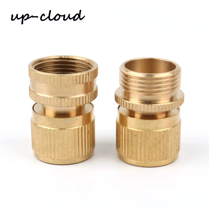 1pc in ottone puro giardino connettore pistola ad acqua di lavaggio macchina connettore rapido maschio/femmina 3/4 \