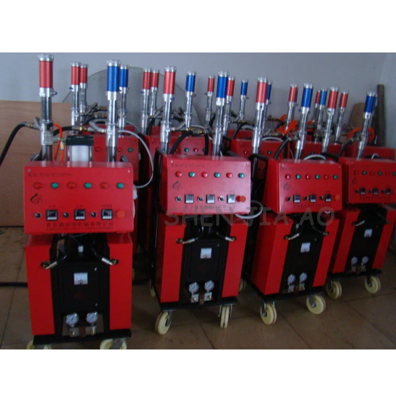 220 V/380 V Industria Numerical Control Polyurethane พ่นเครื่องอุ่น Polyurethane สเปรย์แรงดันสูงเครื่องอุปกรณ์