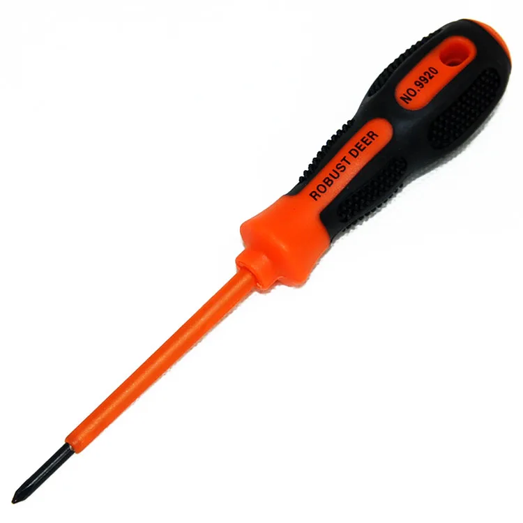 

R'DEER TOOL 3/5/6mm CR-V steel electrician screwdrivers with rubber handle strong magnetic non-slip hand tools