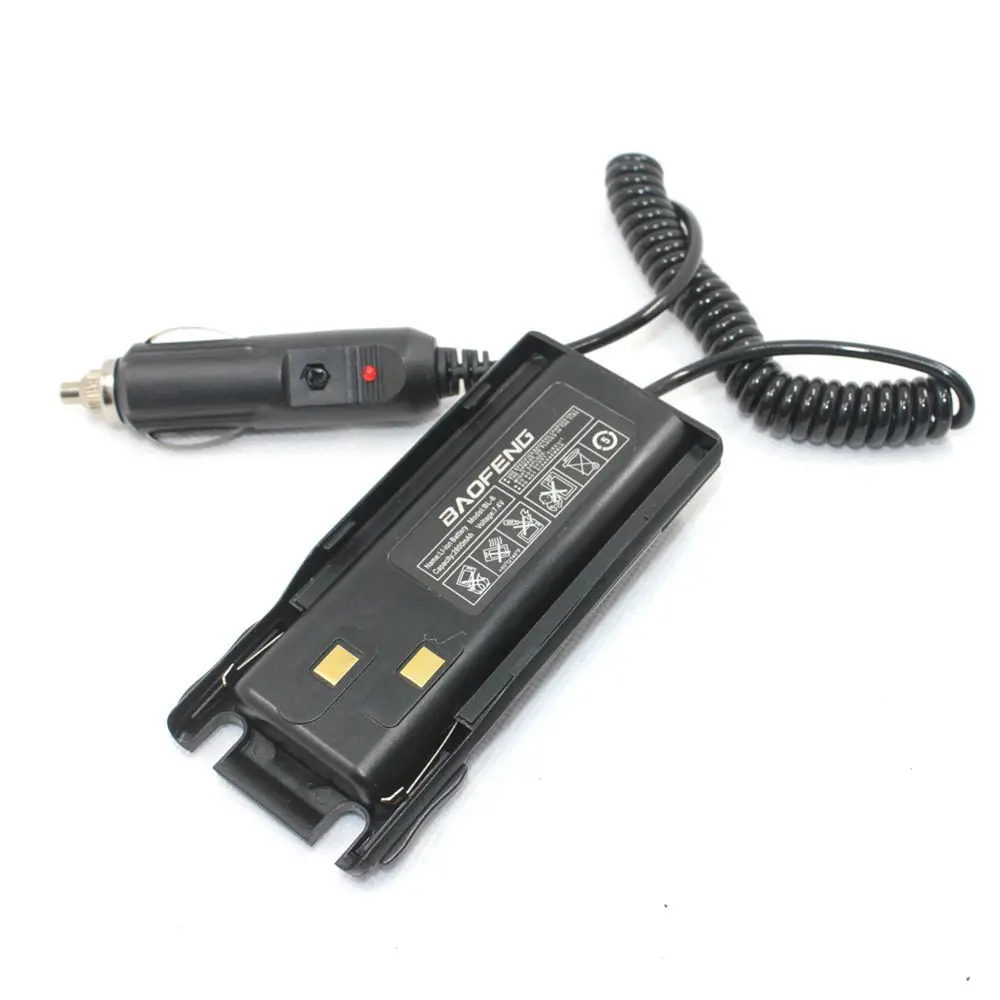 BAOFENG-cargador de radio para coche, eliminador de batería, radio bidireccional, UV-89, US