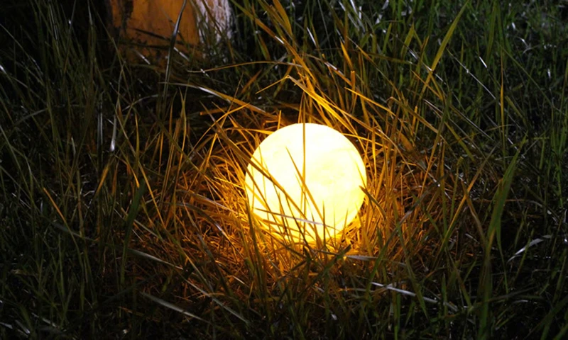 3D Printing Moon Creative Night Lights Touch Control Brightness Two Color Romantic Table Lamp Home Decor 8cm-20cm USB Charging