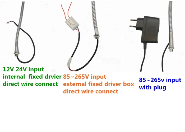 LONG FLEXIBLE GOOSENECK 3W LED LIGHT FOR CNC MACHINE