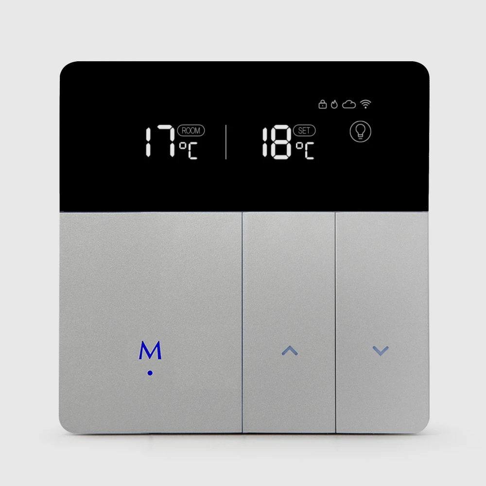 Imagem -03 - Zemismart-termostato Térmico para Piso Térmico Tuya Wi-fi Funciona com Alexa Google Home Controle de Temperatura Aquecimento Inteligente