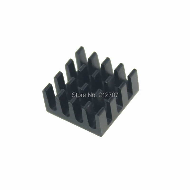 500 sztuk 14*14*7mm radiator aluminium dla CHIP pamięci procesor wideo rozpraszanie ciepła