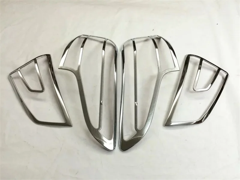 لنيسان قاشقاي J11 2014 2015 2016 ABS الخلفية ضوء غطاء المصباح الكسوة الذيل ضوء الإطار حامي ملصق اكسسوارات السيارات التصميم