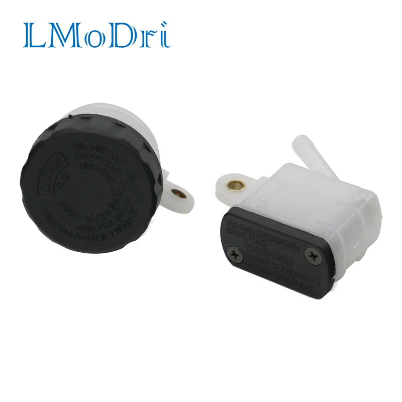 

LMoDri Refit Motorcycle Foot Rear Brake Master Cylinder Tank Oil Cup Fluid Bottle Reservoir