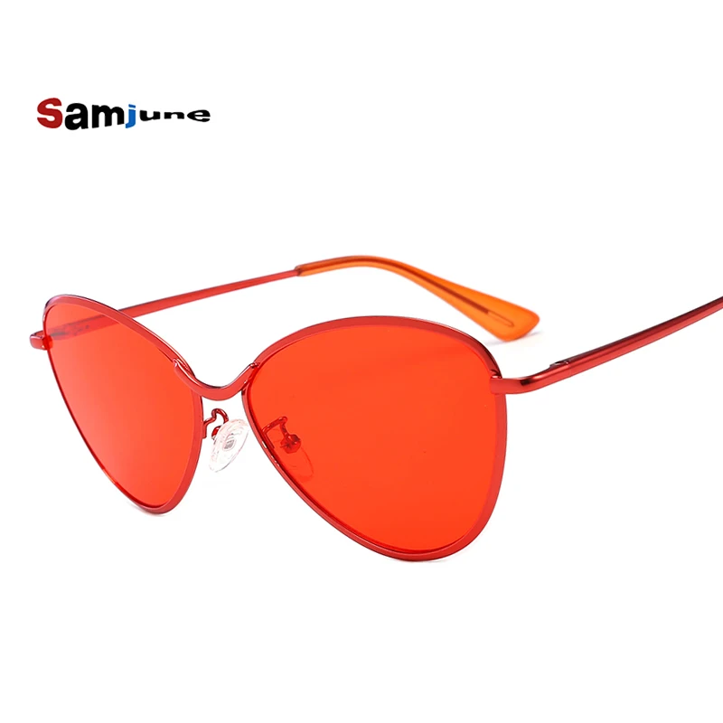 SamjuneMulti-ToneSteampunk Men's Sunglasses Retro Brand Design Triangle Sunglasses Women'sFashion Glasses UV400 summer