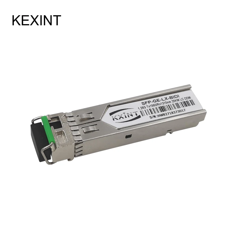 2 pairs/lot 1.25G BiDi SFP 20km kexint Optical  transceiver LC sfp module T1550/R1310nm