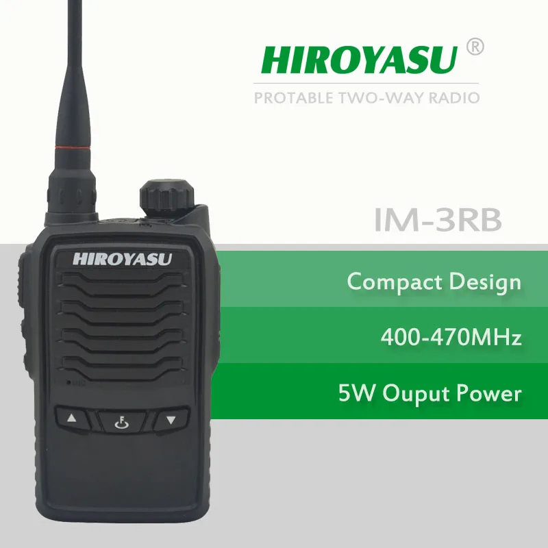 HIROYASU IM-3RB UHF 400-470MHz Compact mini Portable Two-Way Radio