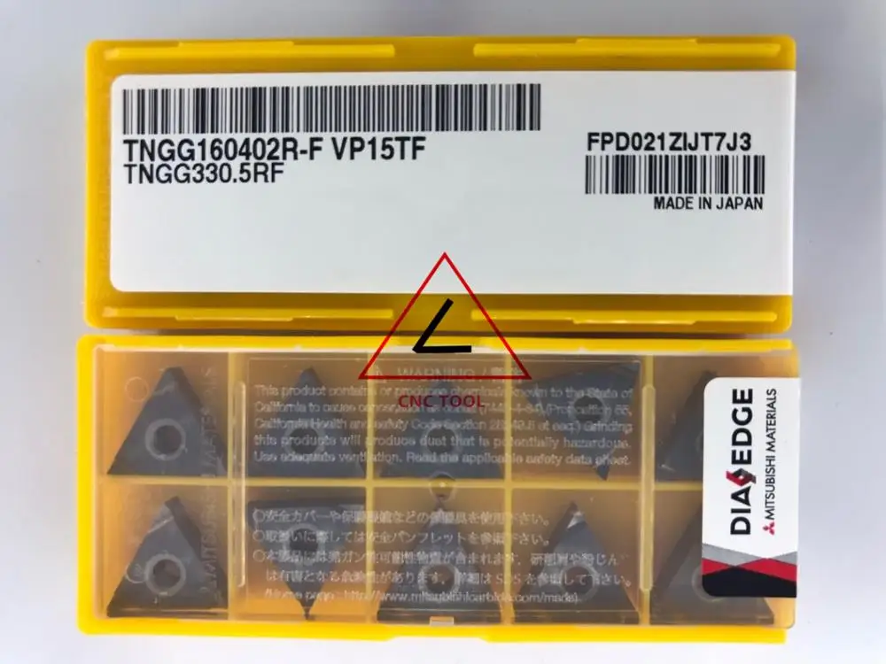 

TNGG160402R-F VP15TF 10pcs original turning insert DIAEDGE