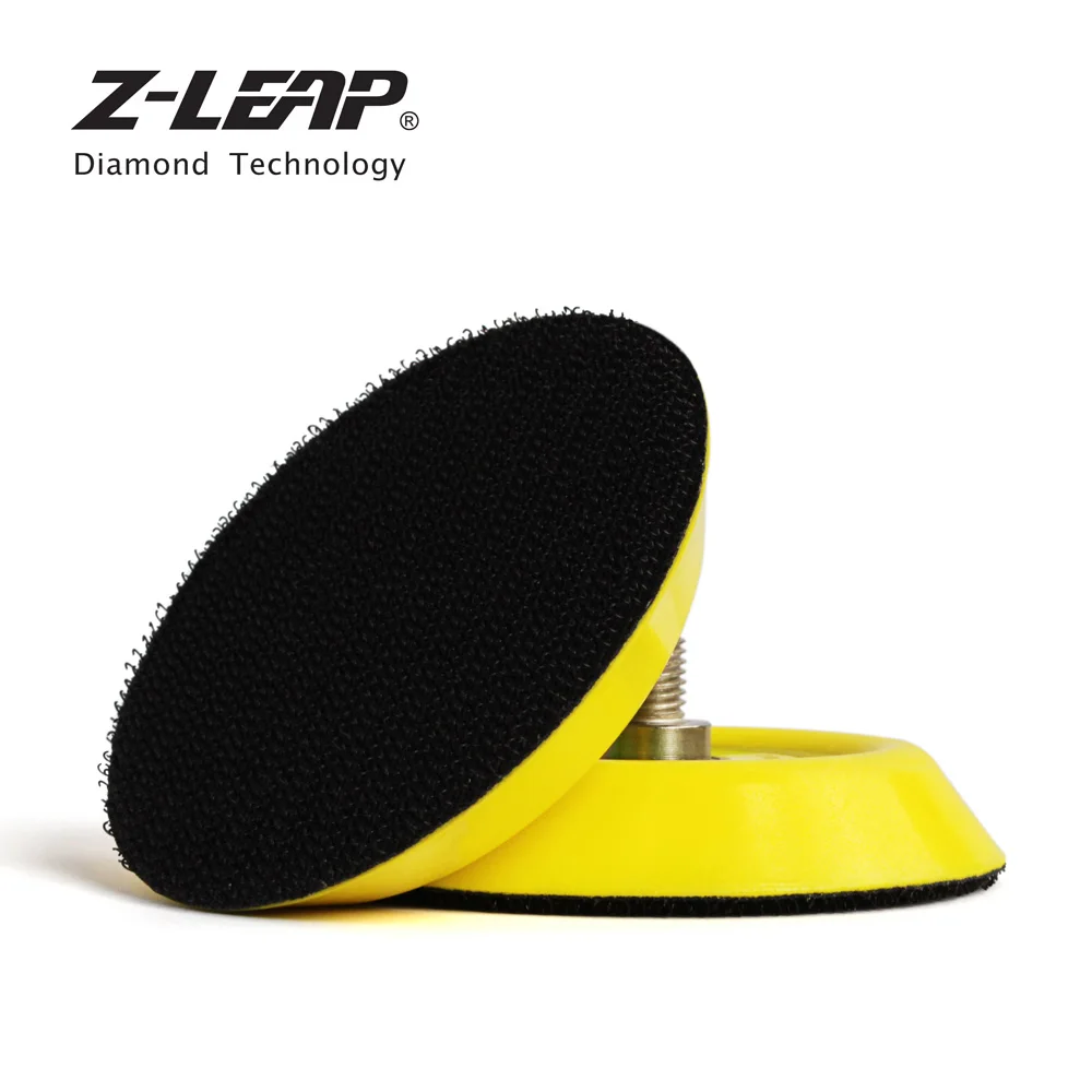 Z-LEAP 2 stück 3 zoll/4 zoll/5 zoll Backer Platte Pad Für Auto Polierer Dual Action Polieren werkzeug Haken & Loop Backer Pads 5/16 "24 t