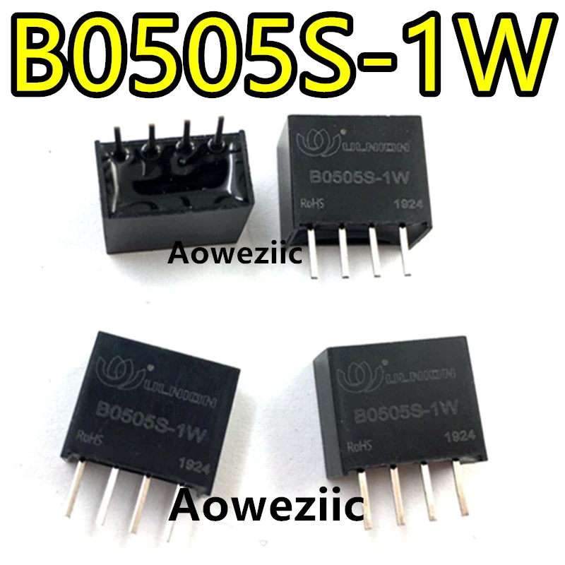 2Pcs B0505S-1W B0505S B0505 5V to 5V converter DC DC power module converter 1000VDC Isolation 4Pin