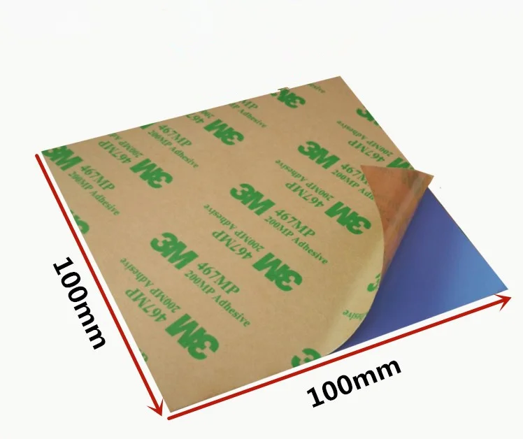 100*100mm 0.3/0.5/1/1.5/2/3mm Cooling Silicone Thermal Pad Sheet Double Sides Adhesive Laptop Computer CPU GPU 3W Silicone Pads