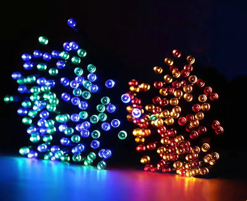 

22M 200LEDs Solar Powered lamp Christmas Xmas wedding party Garden Garland outdoor String fairy tree Light-4 Colors optional