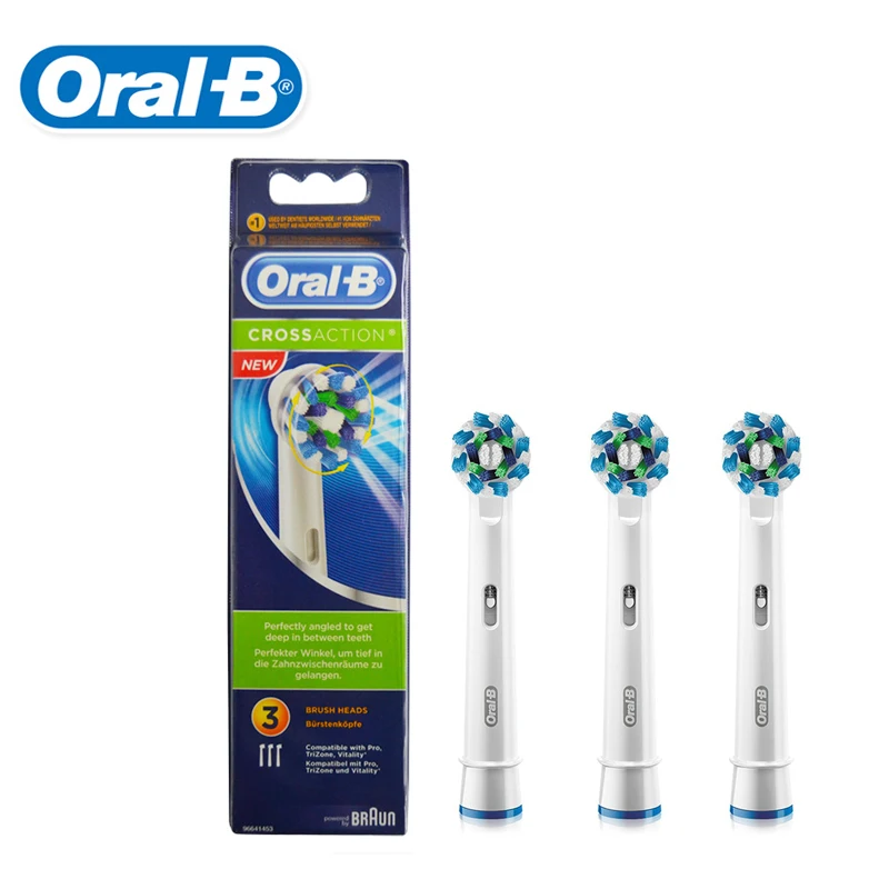 Oral B electric toothbrush head EB50 nozzles toothbrush accessories genuine replacement head 3 heads in 1 pack