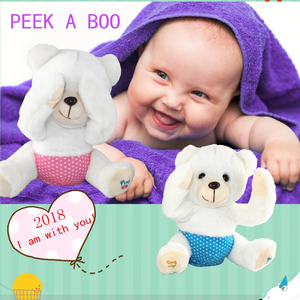 New Plush Teddy Bear plush toys high quality PP cotton padded dolls toys early childhood toys birthday gifts