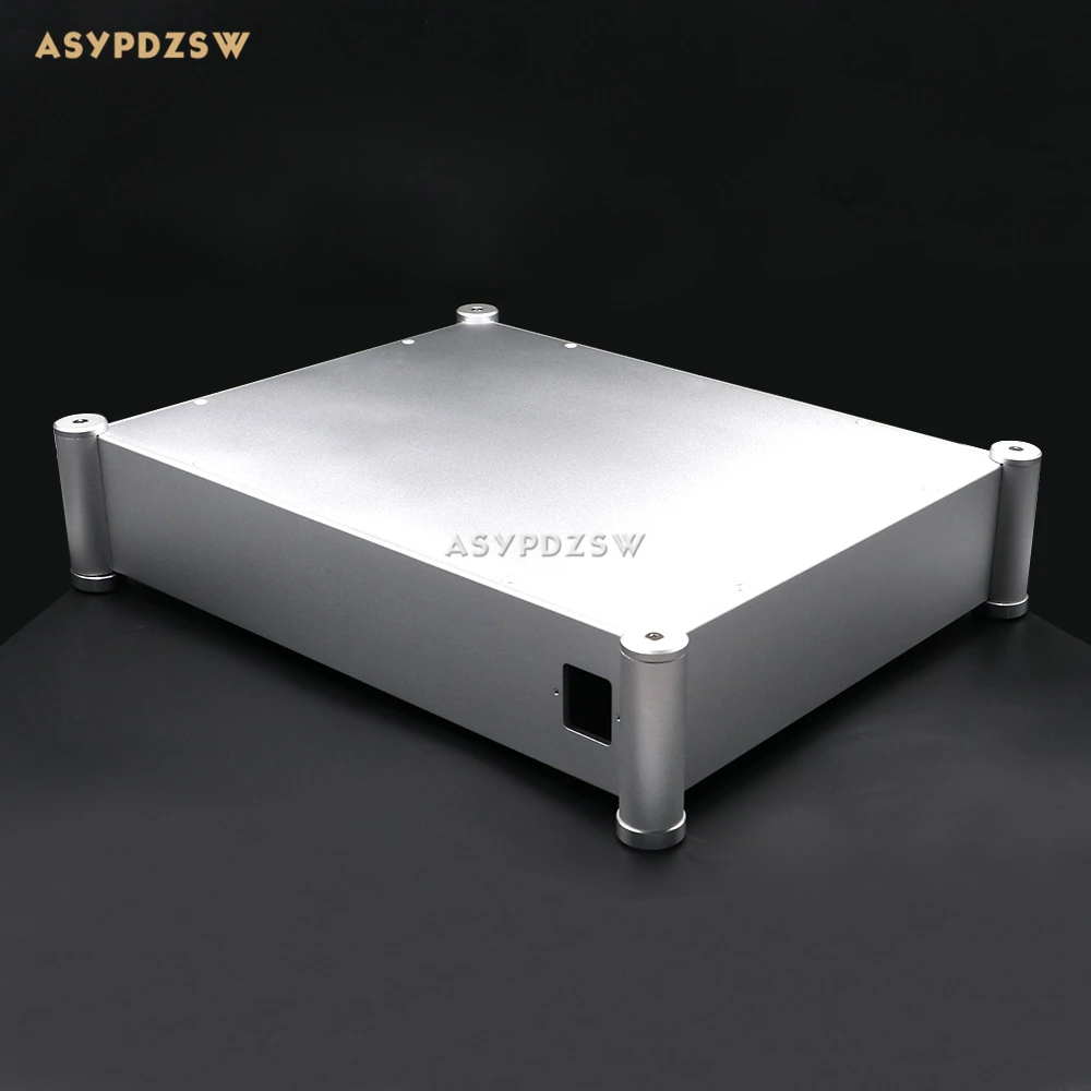 

4308T Full aluminum Rounded Enclosure AMP case Preamp chassis DAC/PSU box