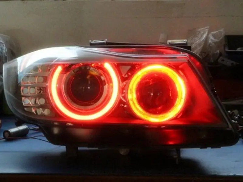 2Pcs H8 20W LED Angel Eye Halo Light No Error for  Z series E89 Z4 ANGEL EYE LIGHT BULBS