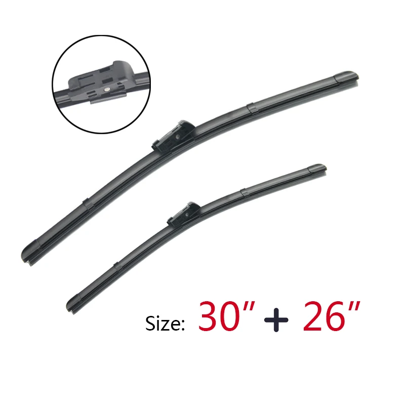 APPDEE LHD Wiper Front Rear Wiper Blades Set For Ford S-Max 2009-2015 Windshield Windscreen Front Rear Window 30