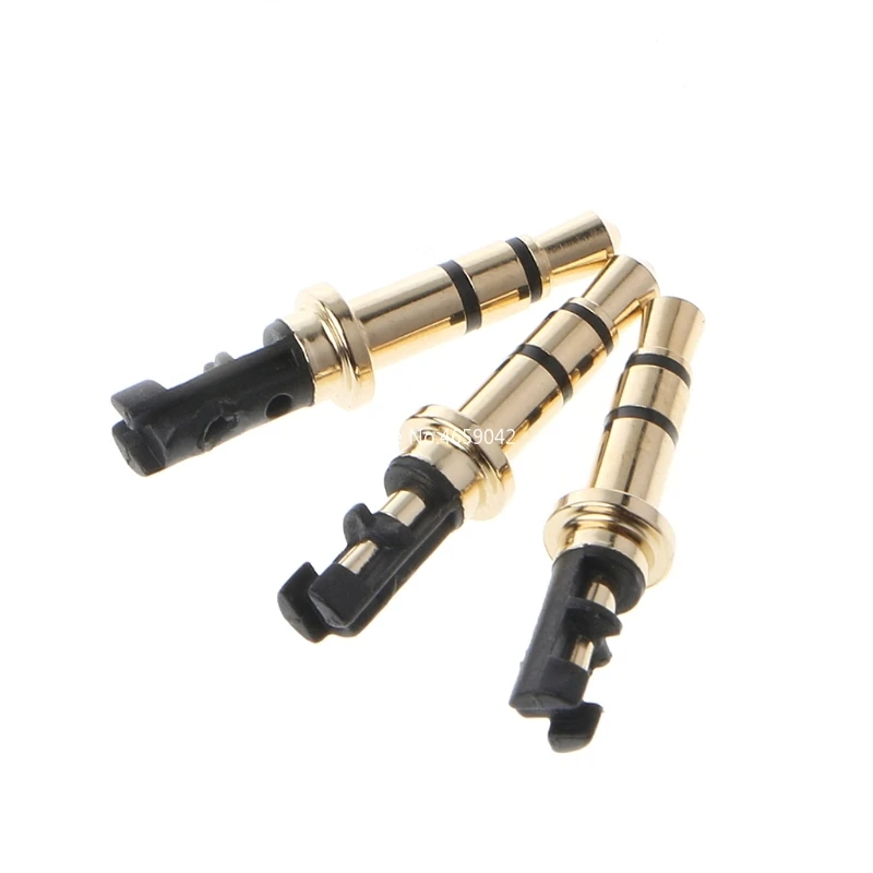 20 Pcs 3.5mm 3 Kutup Erkek Tak Lehim Kulaklık kulaklık Ses adaptör jak