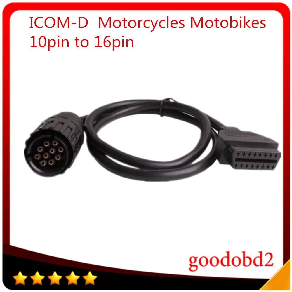 Car diagnostic tool I-COM  A B C  ICOM D Cable for ICOM-D  Motorcycles Motobikes 10Pin To 16Pin OBD2 OBDII Diagnostic A2 Cable