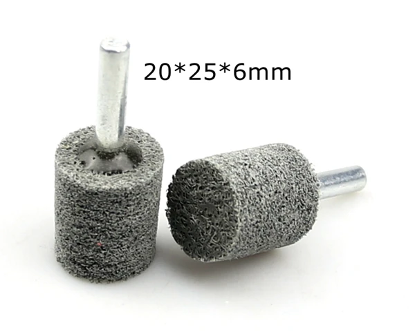 10 Stück 1/4 Zoll 6 mm Schaft montiert Vlies-Einheit aus Nylonfaser, Klappe, Polierscheibe, Bohrer, Stabschleifer-Zubehör – Detail 6