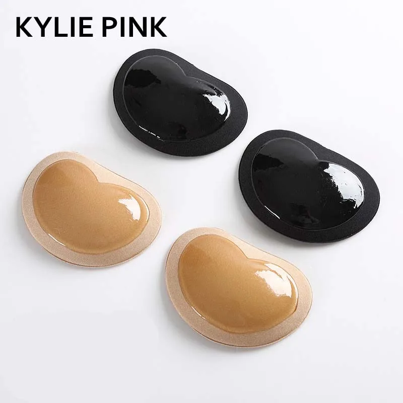 

KYLIE PINK Invisible Bras Pads Push Up For Wedding Party Dress Swimsuit Bikini Small Bust Bra Pad Invisible Paste Padding