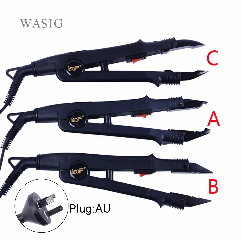 

1pc JR-611 A/B/C tip Professional Hair Extension Fusion Iron Heat Connector Wand Iron Melting Tool+AU outlet