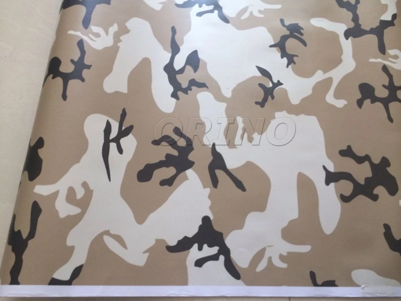 Car Styling Desert Camo Camouflage Vinyl Wrap Desert Wrapping Film Sticker Auto Vehicle Body Covers Wraps Air Bubble Free