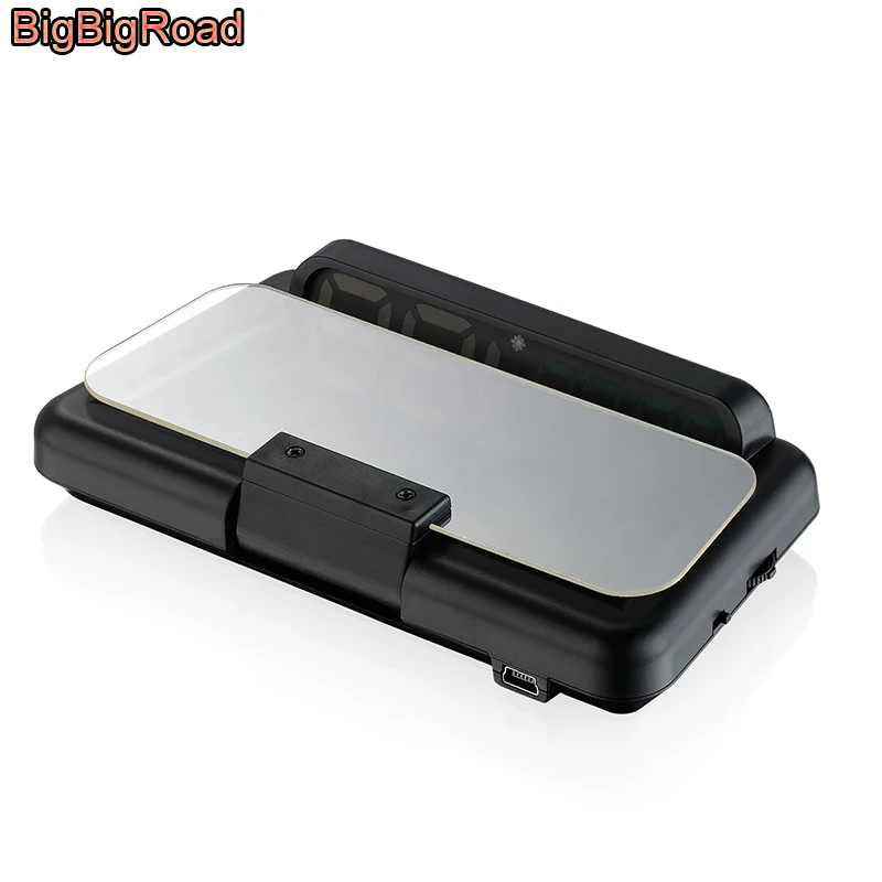 BigBigRoad автомобильный проектор на лобовом стекле, бортовой компьютер, HUD, проекционный дисплей OBD 2, EUOBD для Jaguar F-Type XE XF XJ S-Type f-pace