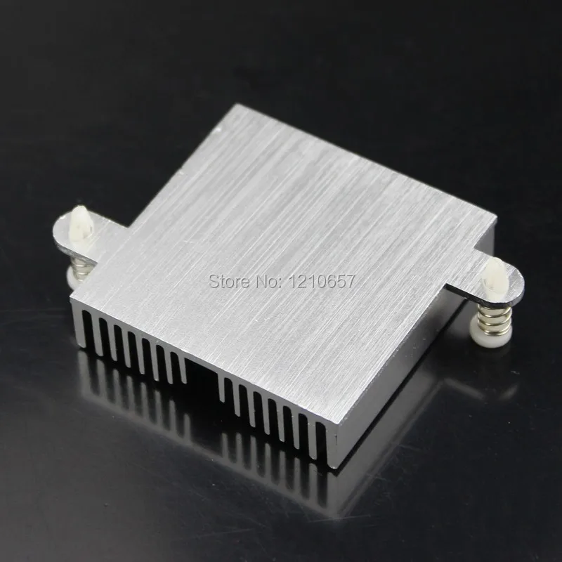 

100Pieces lot Wholesale 40x40x9.95mm Sliver Aluminum Heatsink Cooler c Cooling Chip VGA RAM LED