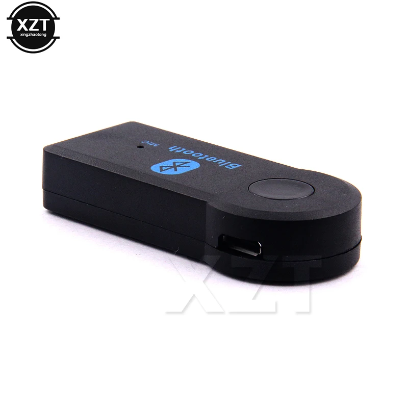 1個3.5ミリメートルジャックワイヤレスbluetooth auxオーディオ音楽受信機アダプタカーキットヘッドフォンスピーカーハンズフリー新