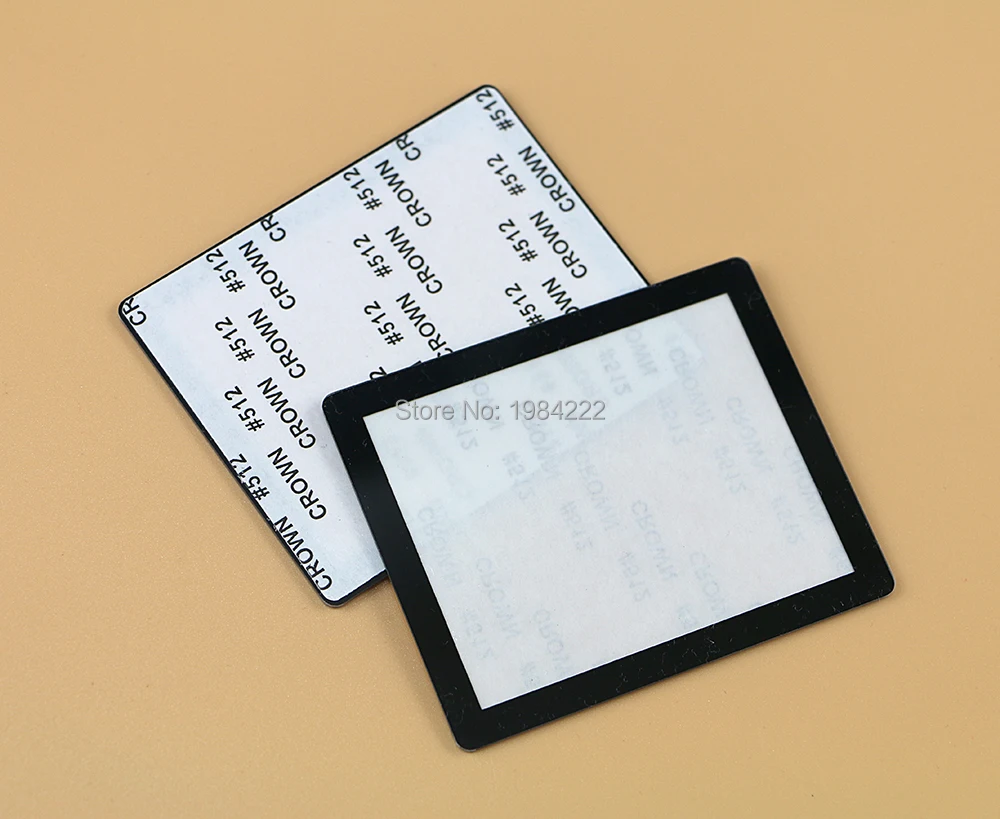 OCGAME 2 unids/lote pantalla LCD Len cubierta de plástico con cinta adhesiva de reemplazo para NDS juego de pantalla de la consola Len Protector