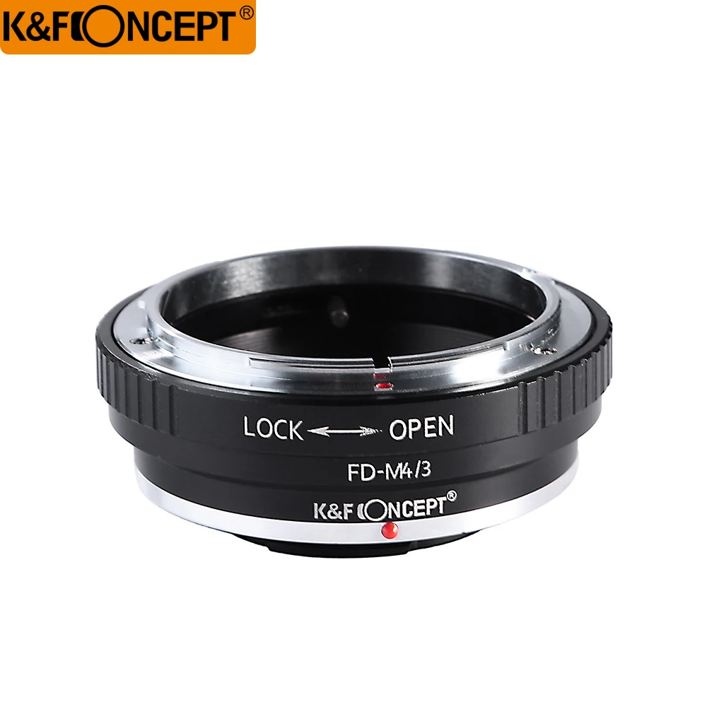 K&F CONCEPT Lens Mount Adapter Ring for Canon FD Lens to M4/3 Camera Body for Olympus PEN E-P1 P2 for Panasonic Lumix GF1 GF2