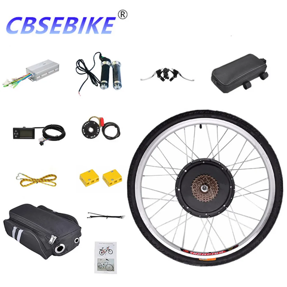 CBSEBIKE Ebike Rear Wheel High Speed Conversion Kit 36v250w 36v500w 48v500w 48v1000w 24Inch HDA05-24