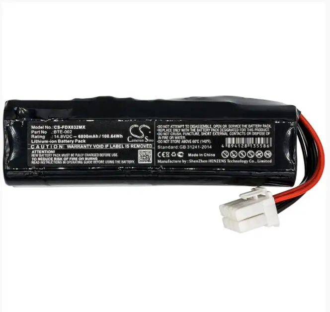 

Cameron Sino 6800mAh battery for FUKUDA Denshi FX-8322 ECG FX-8322R FCP-8321 FCP-8453 BTE-002 Medical Battery