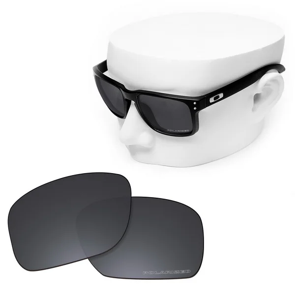 OOWLIT Anti-Scratch Replacement Lenses for-Oakley Holbrook OO9102 Etched Polarized Sunglasses