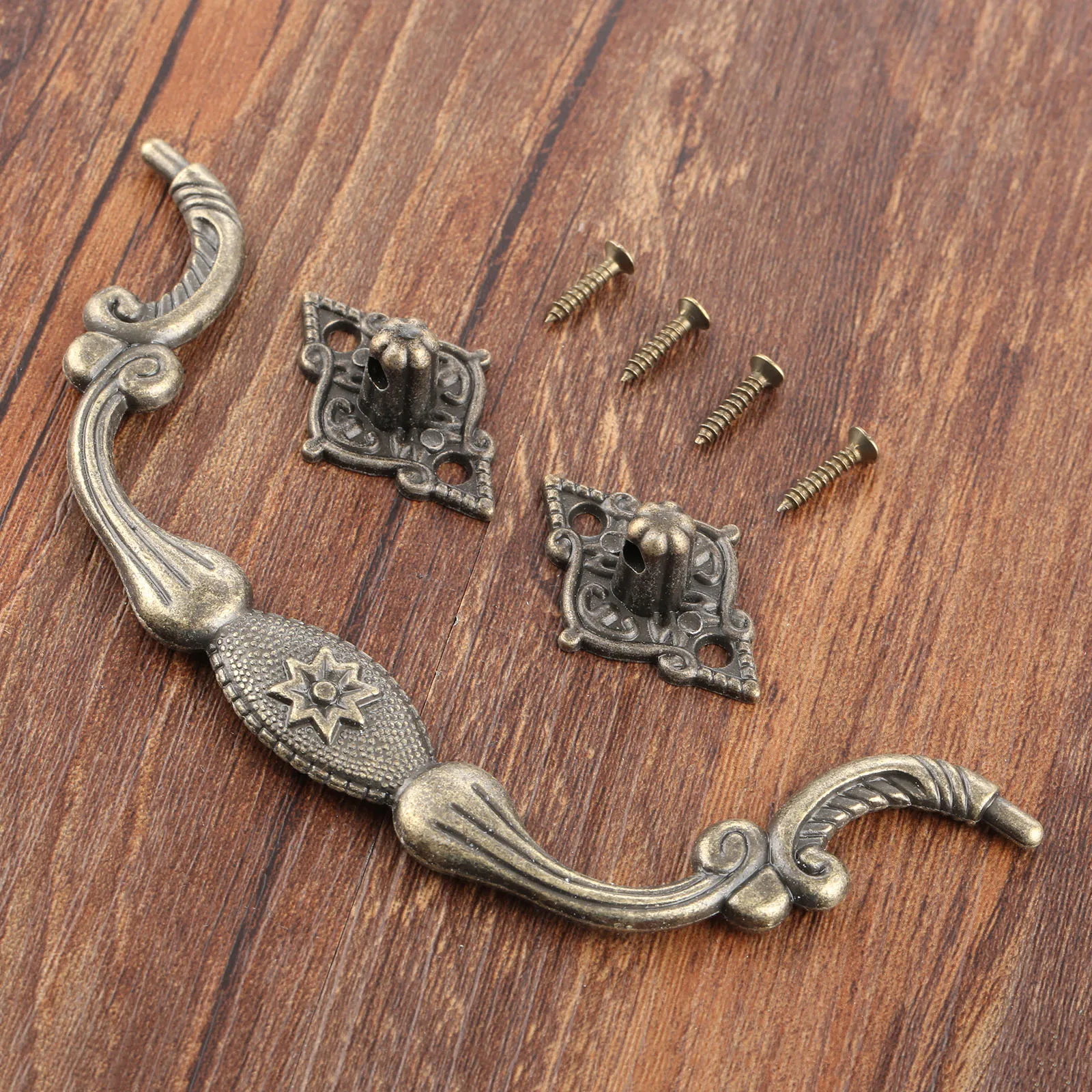 1Pc Antique Furniture Handles Cabinet Knobs and Handles Drawer Cabinet Kitchen Pull Cupboard Handle Furniture Hardware