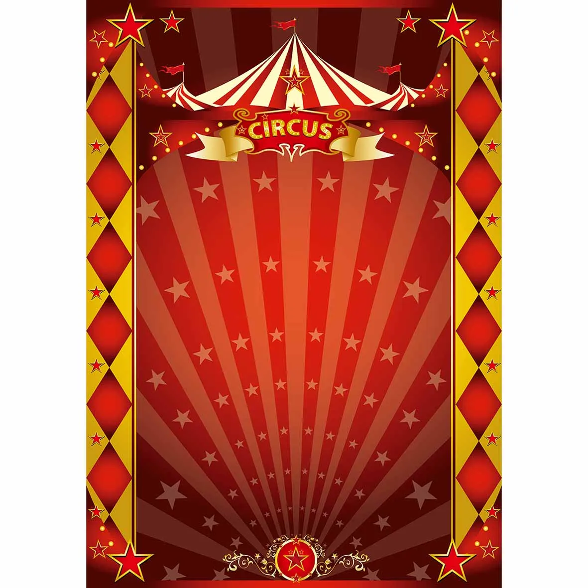 Allenjoy backgrounds for photo studio Stripes Star Circus Red Passion backdrop newborn original design camera fantasy props