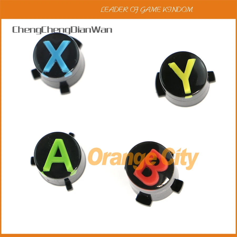 ChengChengDianWan High quality ABXY logo button repair parts for XBOX ONE Wireless Controller 2SETS/LOT