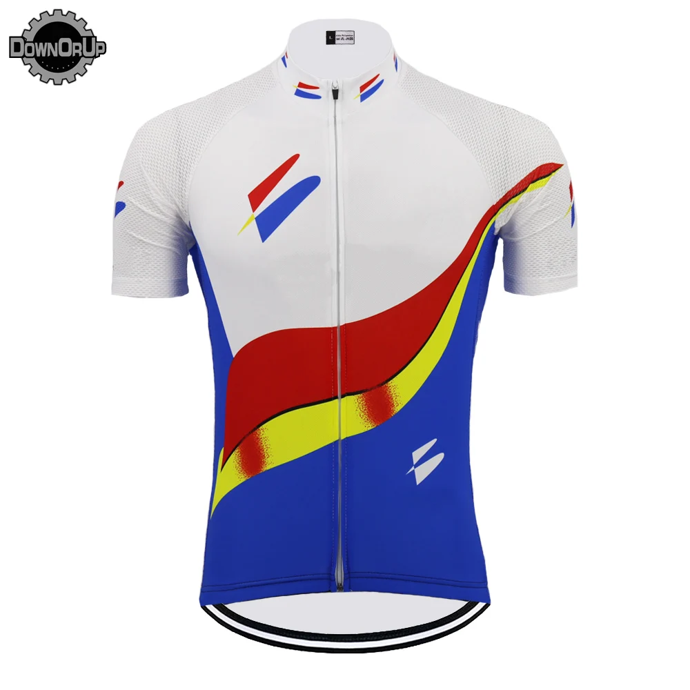 Cycling Jersey For Men Short Sleeve Breathable Bike Clothing 4 Style MTB Triathlon Clothes