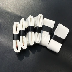 5 pezzi di qualità KM overgrip da Tennis bianco sensazione appiccicosa PU overgrip da tennis sottili impacchi assorbiti dal sudore rubinetti impugnature per racchette