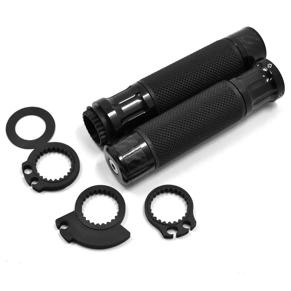 

BJMOTO Universal 7/8'' 22MM Motorcycle Handle Caps Handlebar Grips CNC Street & Racing Motorbkes Handle Bars Grip