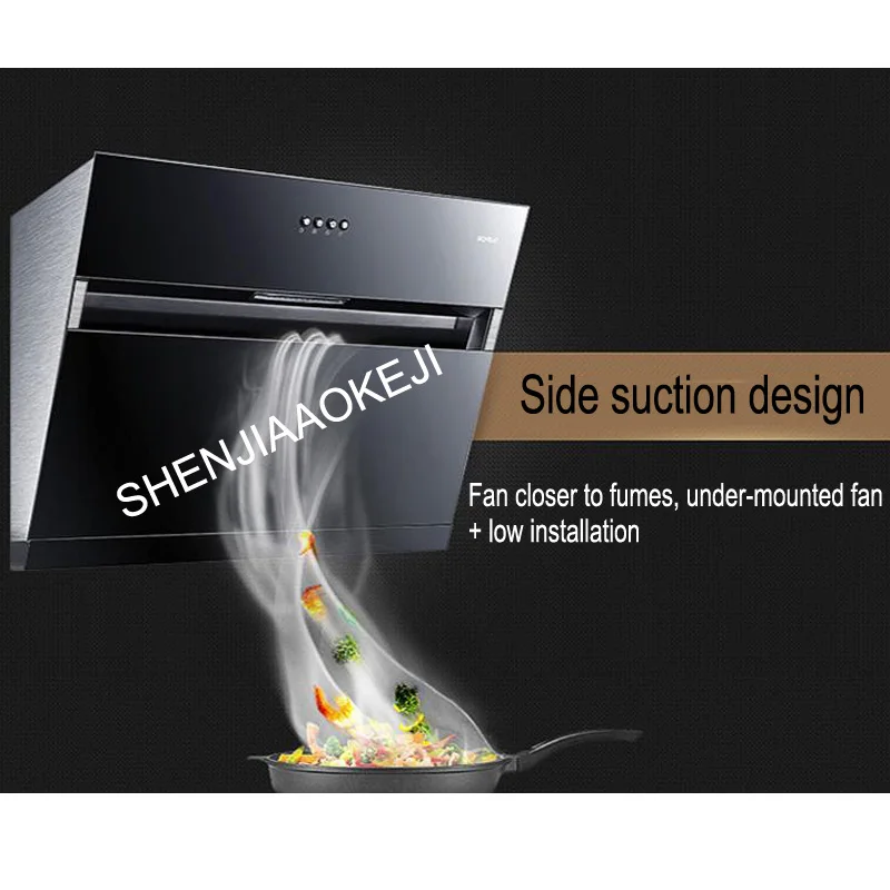 CXW-185-J515 cappa muro di Corrente Domestica a 220 V In acciaio inox di scarico fumo macchina di aspirazione Lato 185 W 1 PC