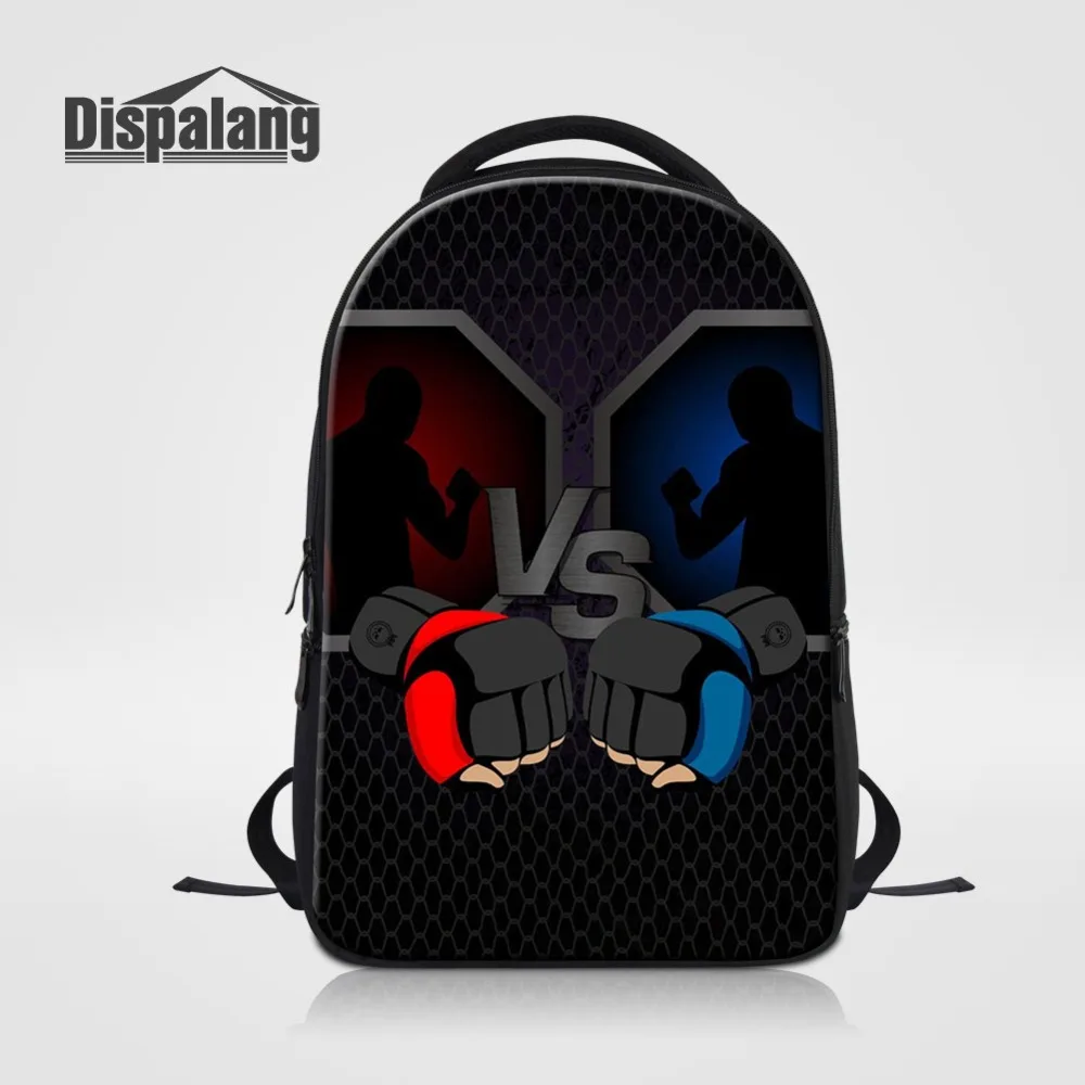 Dispalang Boxing Gloves Printing Laptop Backpack Men Boxeo School Bags For Boys Mochila Masculina College Bagpack Mens Backpacks