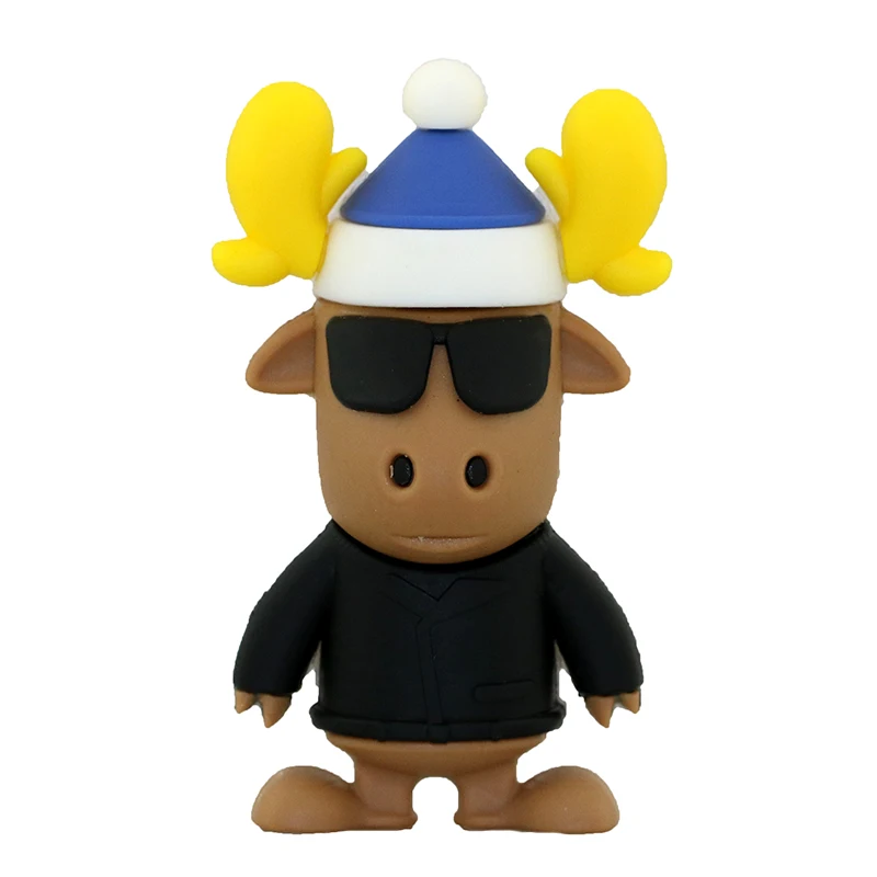 Boneka Salju 4G 8G 16G 32G Usb Drive Jempol Rusa Usb Flash Drive Usb 2.0 Kaus Kaki Merah Kartun Pendrive Usb Flash Hadiah Natal