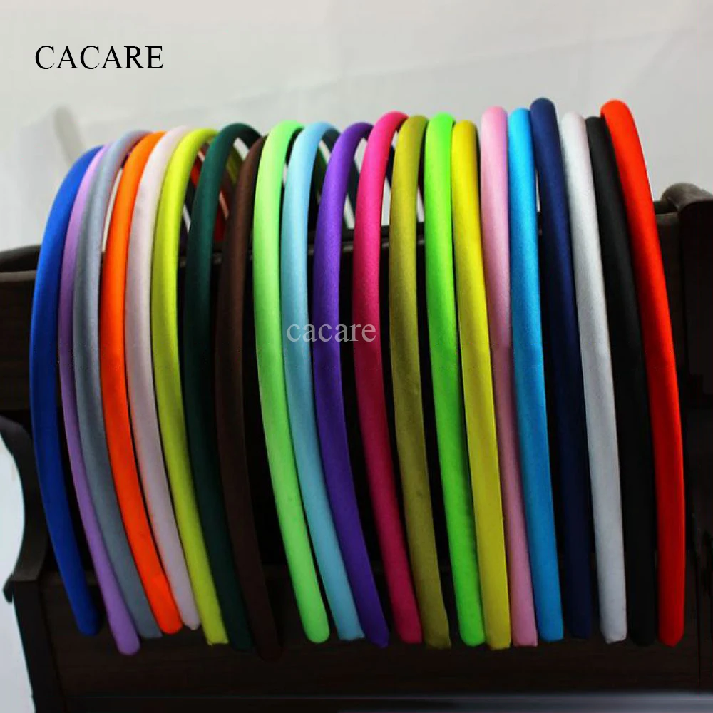 

Satin Headbands Hair Bands for Women Girls 200X 8mm Hairband Children Hair Accessories Hair Bands for Women Wholesale CACARE